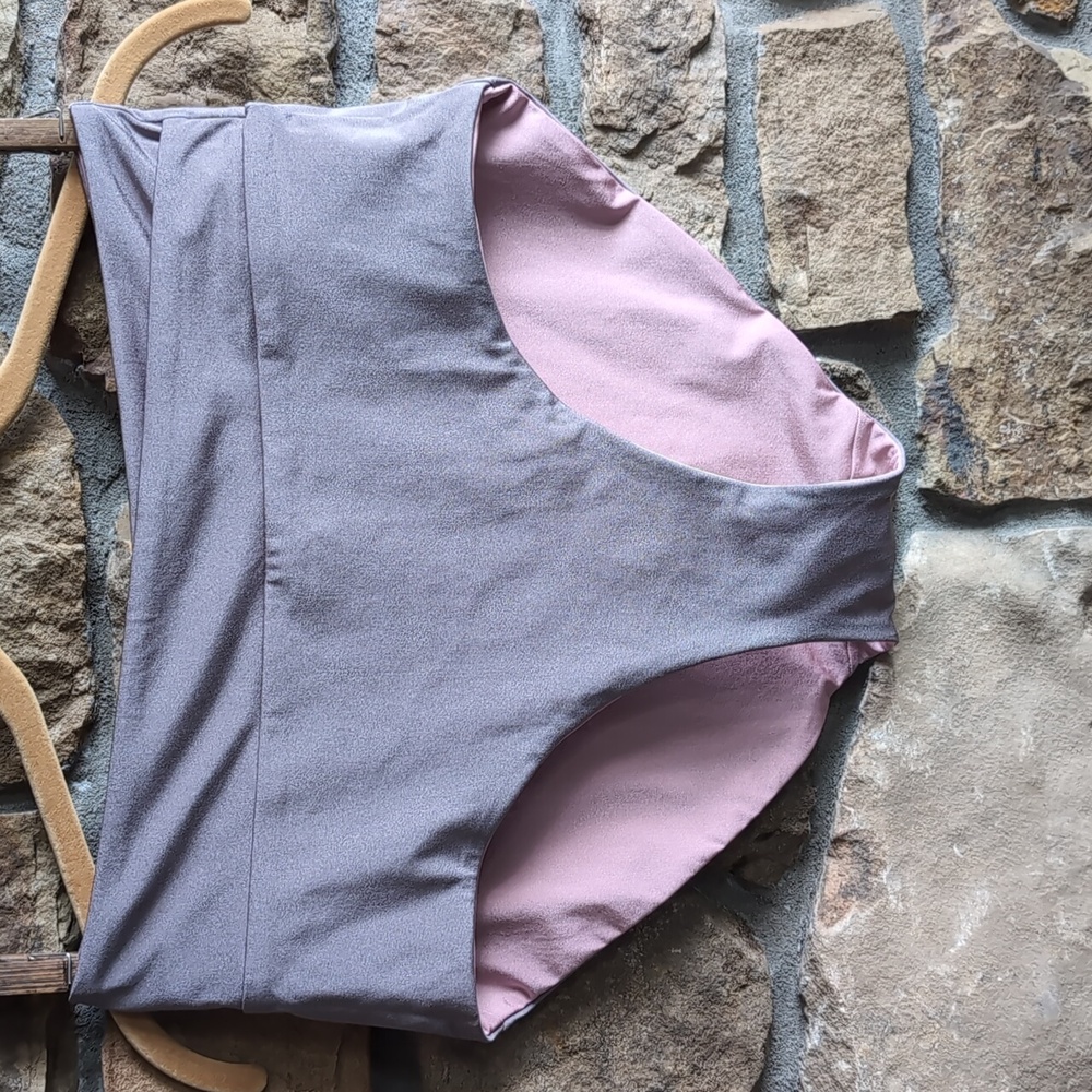 Lululemon All That Glimmers High Waisted Bottom L Lunar Rock Pink Taupe - Picture 10 of 14